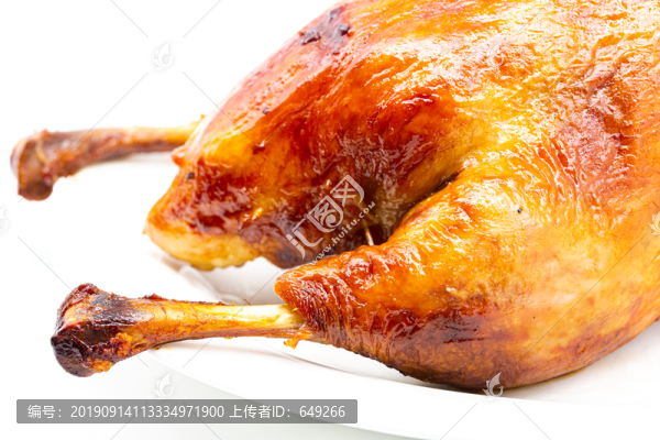 烤鴨腿特寫