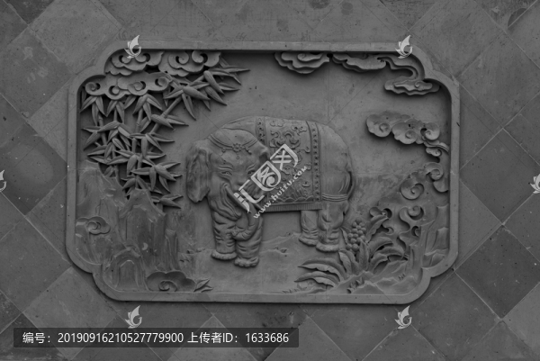 大象石雕
