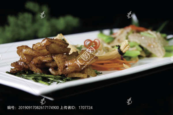 百變魚拌青芥蚌片