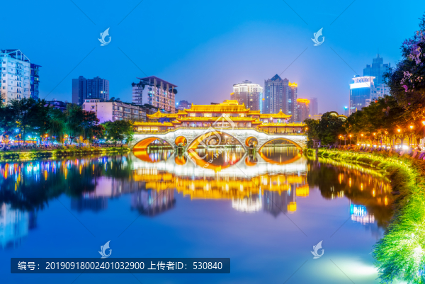 成都九眼橋夜景