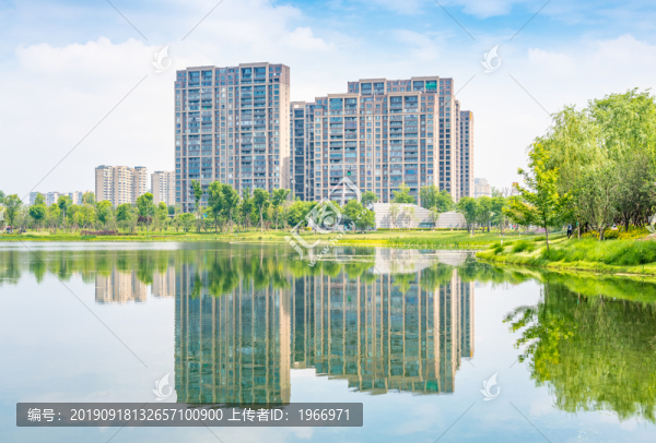 成都錦城湖的風(fēng)光