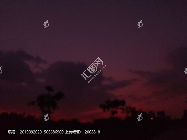 晚霞