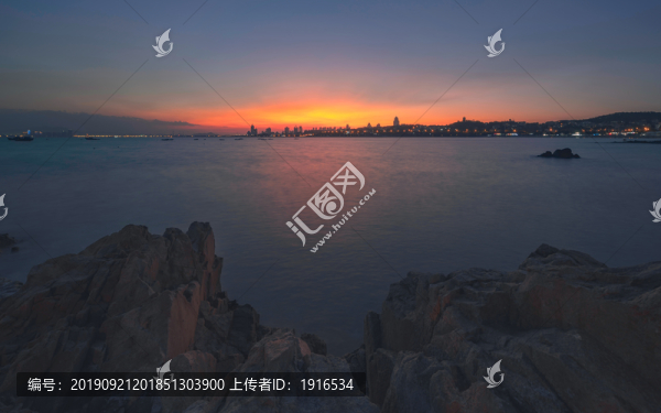 海上晚霞