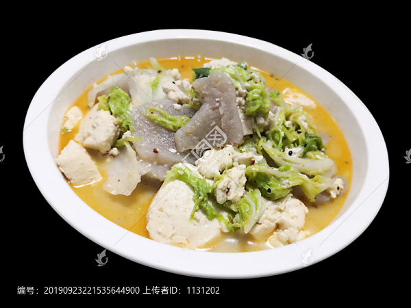 白菜燉豆腐