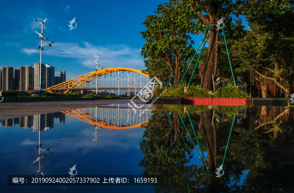 東平大橋倒影