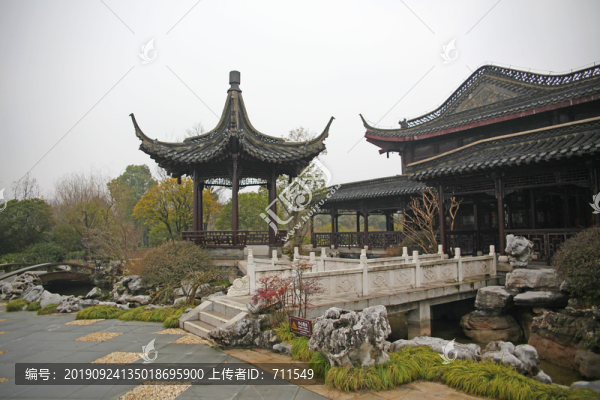 瘦西湖中式園林建筑