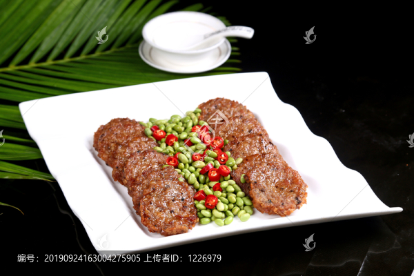 毛豆燒藕餅