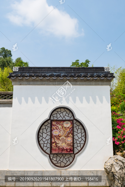 中式圍墻鏤窗