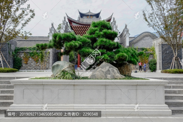 長(zhǎng)卷中式建筑景觀