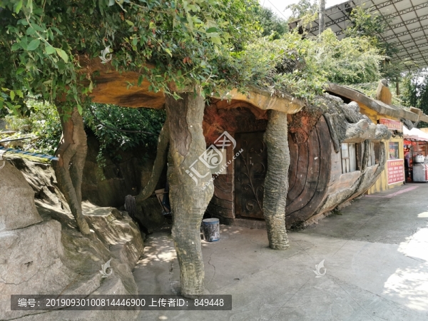 仿木紋建筑