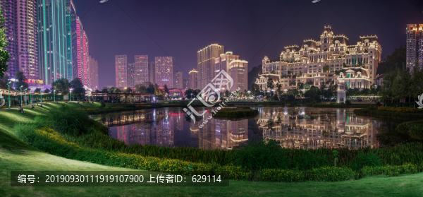 花果園濕地公園全景