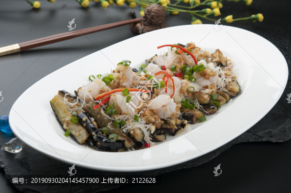 蒜蓉蝦仁茄子