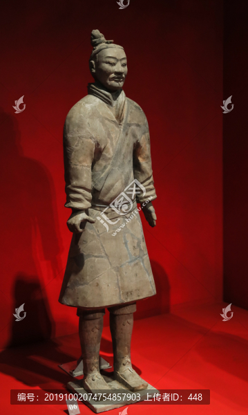 秦戰(zhàn)袍武士俑秦兵馬俑