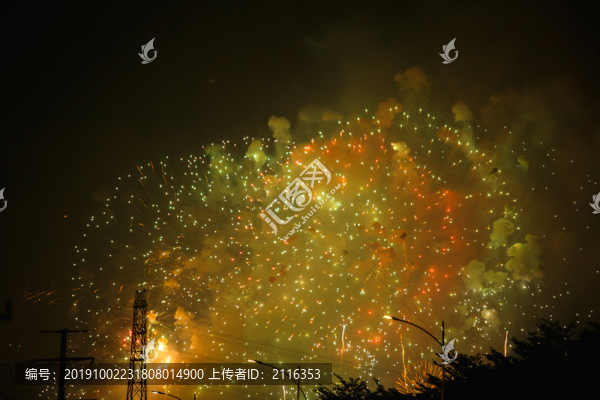 節(jié)日煙花
