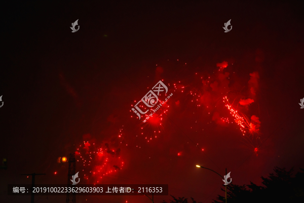 節(jié)日煙花