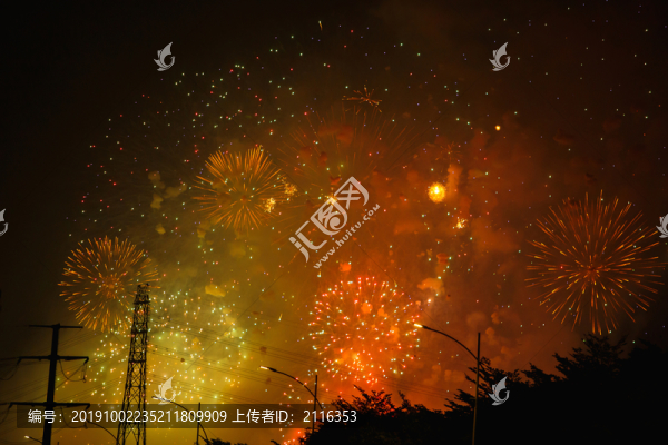 節(jié)日煙花