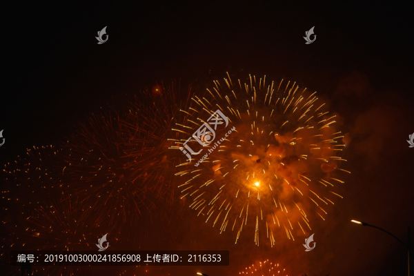 節(jié)日煙花
