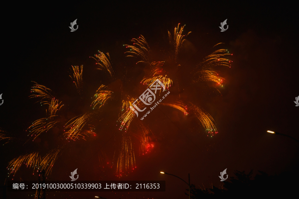 節(jié)日煙花