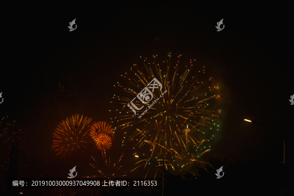 節(jié)日煙花
