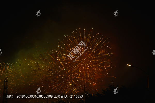 節(jié)日煙花