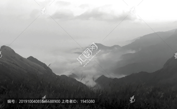 武功山水墨畫(huà)