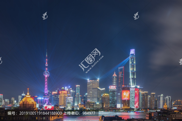 上海陸家嘴國(guó)慶燈光秀