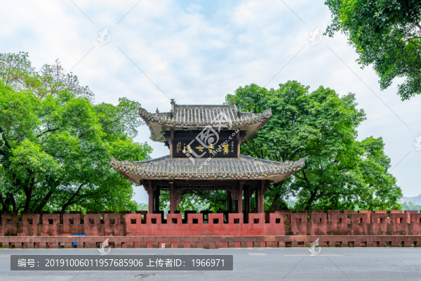 樂山的亭子古建筑