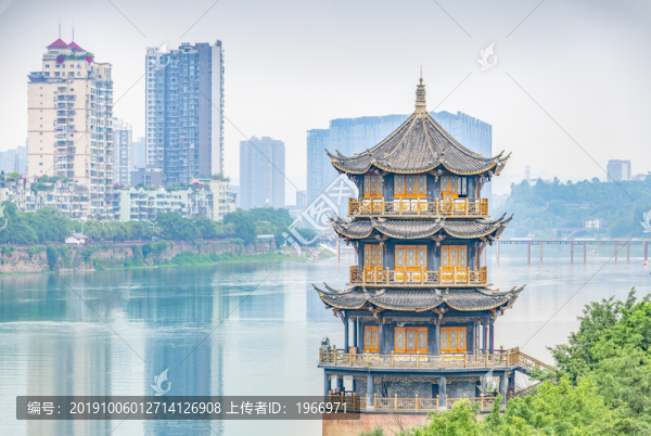 樂山的橋和古建筑