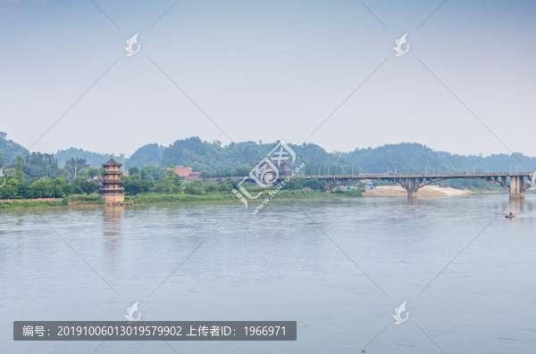 樂山的橋和古建筑