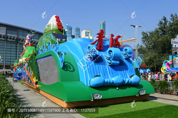 青海國慶彩車