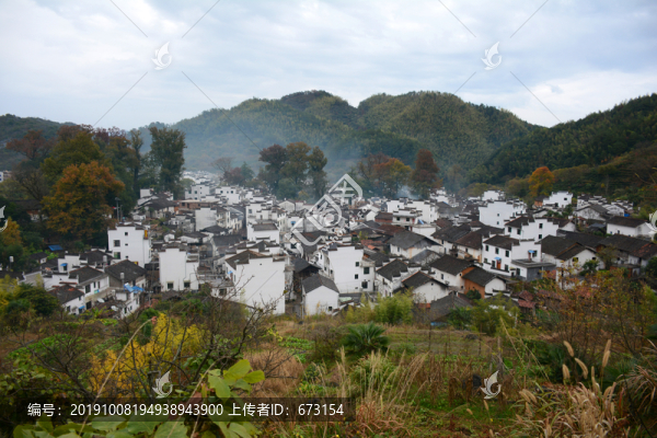 水墨徽派建筑