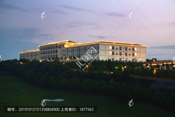 球場晚霞