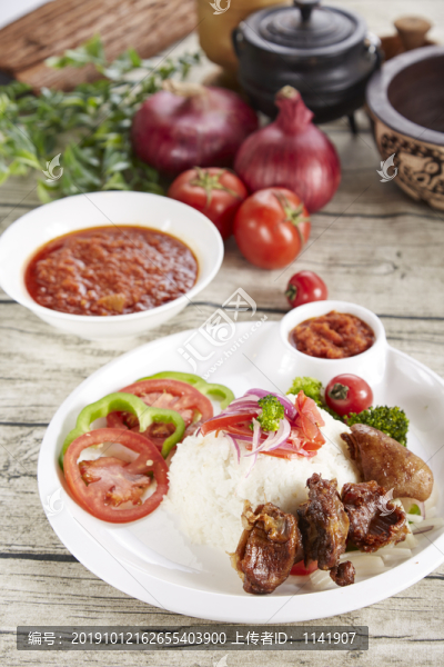 羊肉套餐飯
