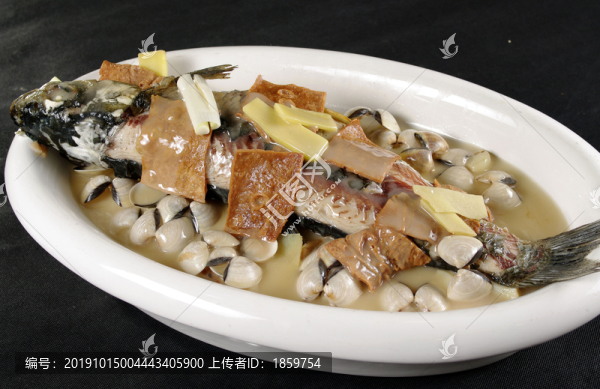 白貝燜鯇魚
