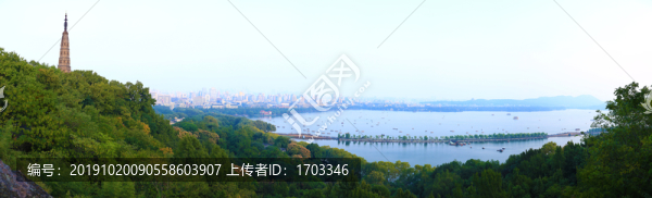 西湖全景