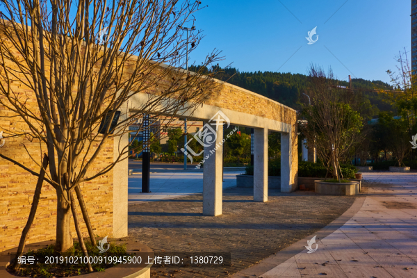 簡約公園入口設(shè)計