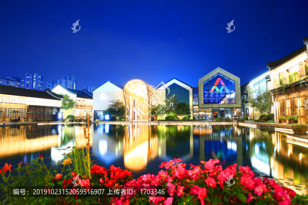 夢(mèng)想小鎮(zhèn)夜景