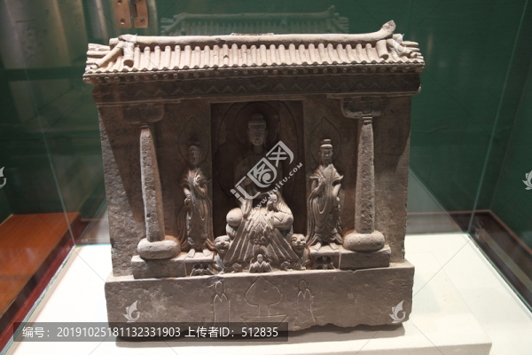 石雕屋形龕