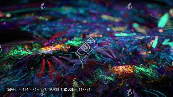 彩色夢幻背景圖案