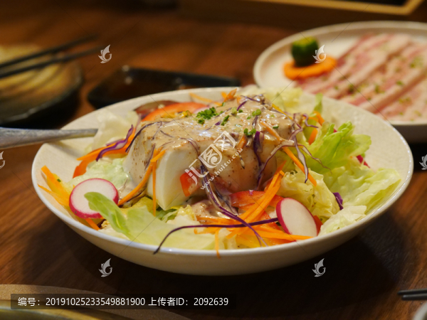 日式料理日料日式沙拉