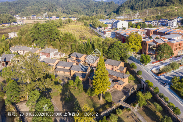 井岡山八角樓航拍