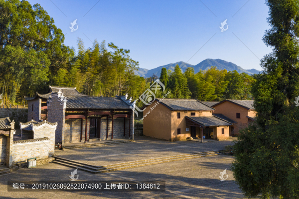井岡山八角樓航拍