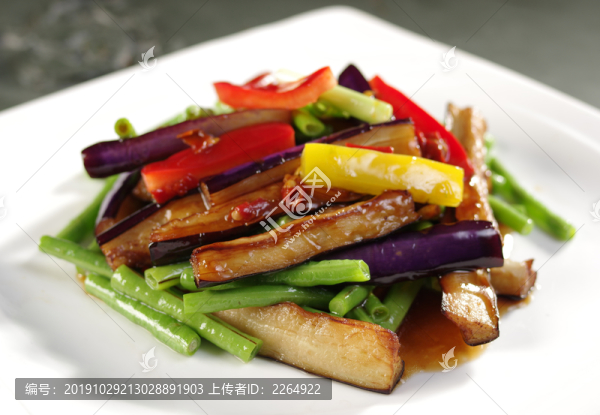 長豆角炒茄子