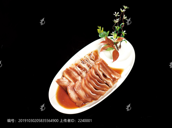 鹵水豬耳