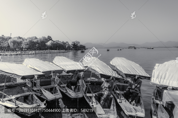 西湖復(fù)古照片