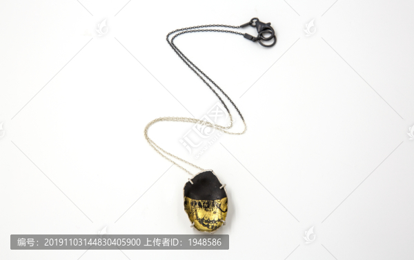 仿琥珀黃金項鏈