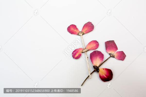 仿花瓣黃金胸針