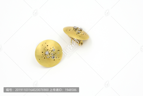 星空小鉆石黃金胸針