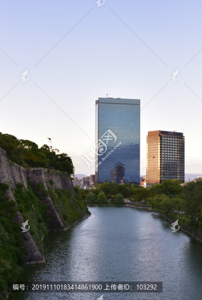 日本大阪城風(fēng)光
