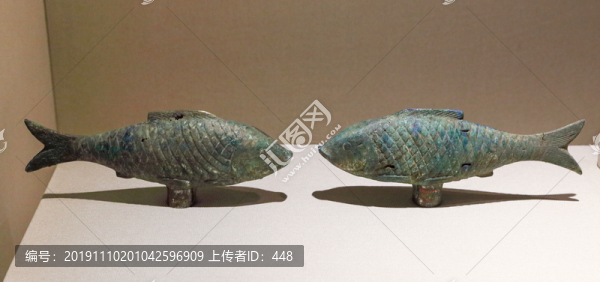 西漢銅魚杖頭